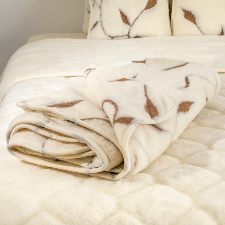 Luxurious Merino Wool Blanket from Simply Sheepskin add comfort and style to any room.