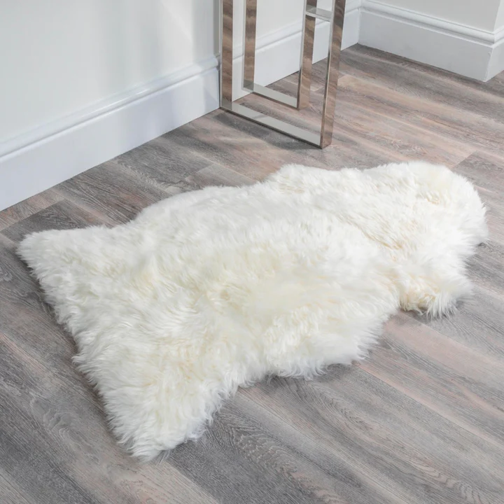 Luxurious Natural Sheepskin Rug from Simply Sheepskin add comfort and style to any room.