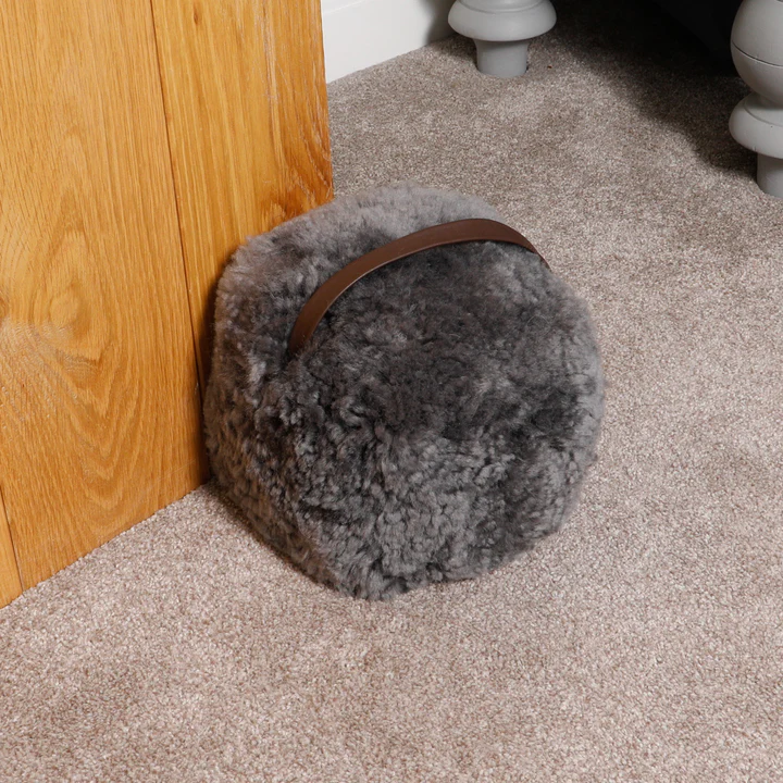 Luxurious Sheepskin Doorstop from Simply Sheepskin add comfort and style to any room.