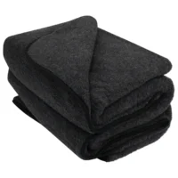 Midnight Black Wool Duvet