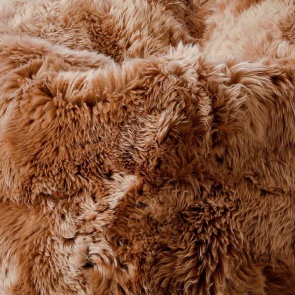 Brown Sheepskin Beanbag - Image 2