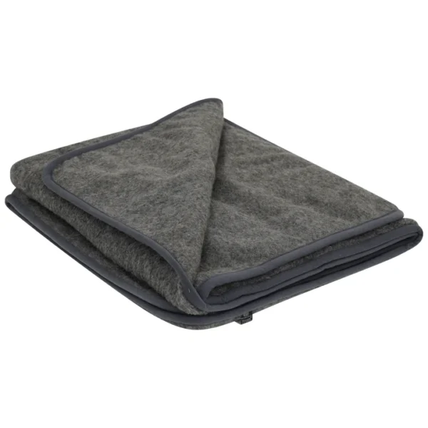 Merino Wool Blanket Medium in Grey Colour