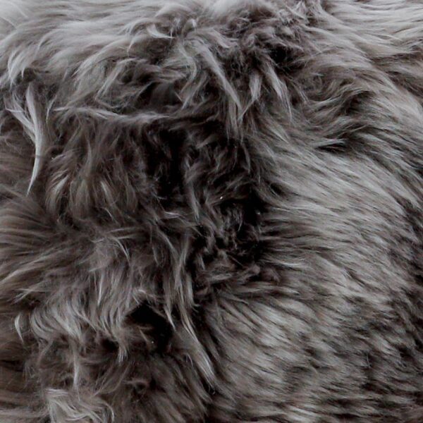 Battleship Grey Sheepskin Beanbag - Image 2