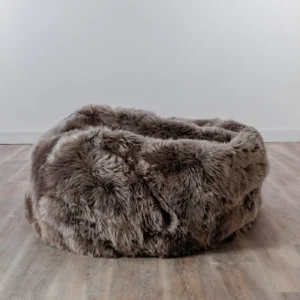 Luxurious Grey Sheepskin Beanbag from Simply Sheepskin add comfort and style to any room.