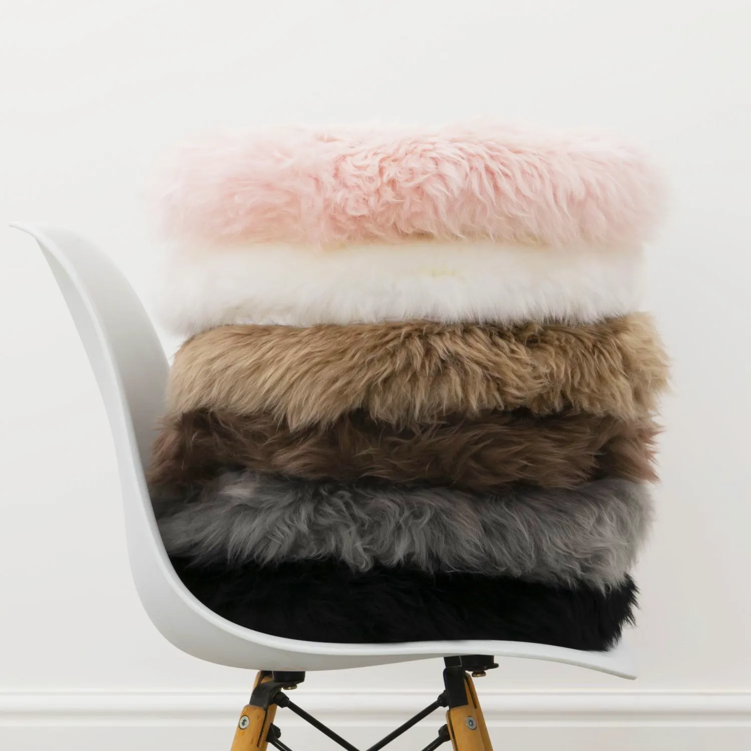 Luxurious Sheepskin Cushions by Colour from Simply Sheepskin add comfort and style to any room.