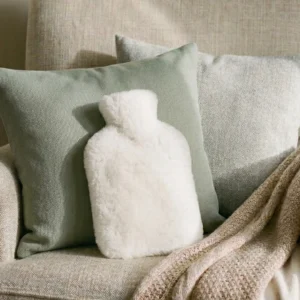 Natural White Sheepskin Hot Water Bottle – view 3