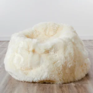 Luxurious White Sheepskin Beanbag from Simply Sheepskin add comfort and style to any room