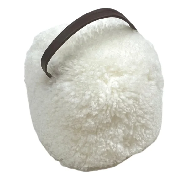 Natural White Sheepskin Door Stop - Image 3