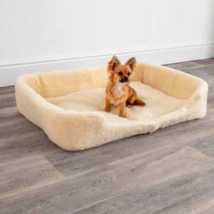 Natural Merino Wool Dog Bed (M/L)