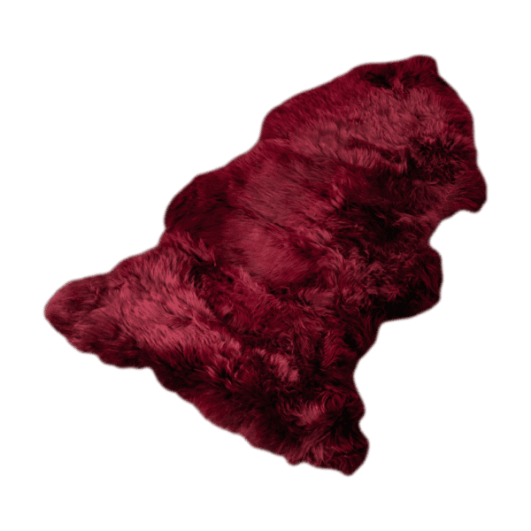 Red Sheepskin Rug - Extra Large - Image 2