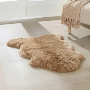 Light Brown Sheepskin Rug - Extra Large