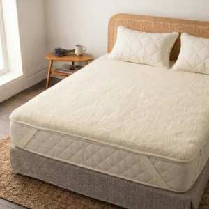 Natural Merino Wool Mattress Cover