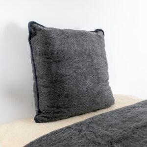 Merino Wool Pillow Grey