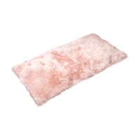 Pink Rectangle Sheepskin Rug