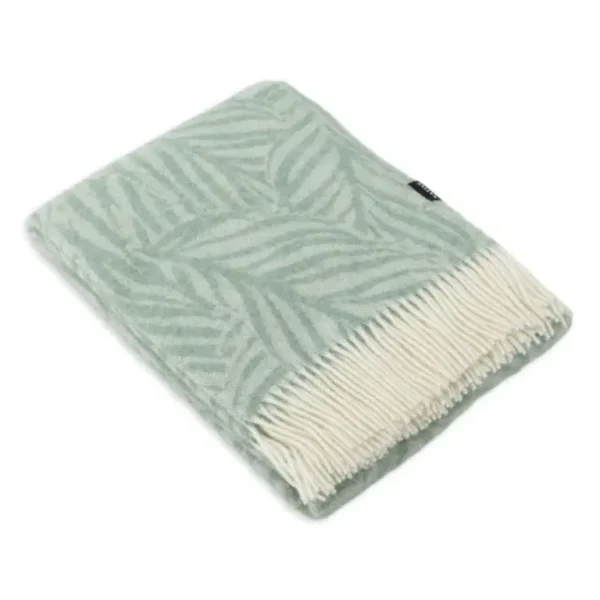 Sage Green Wool Blanket - Palm - Image 2