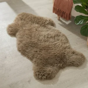 Taupe British Sheepskin Rug – view 2