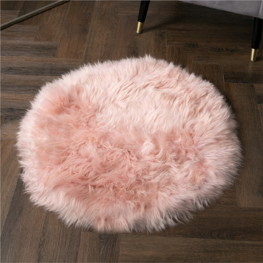 Round Sheepskin Rugs