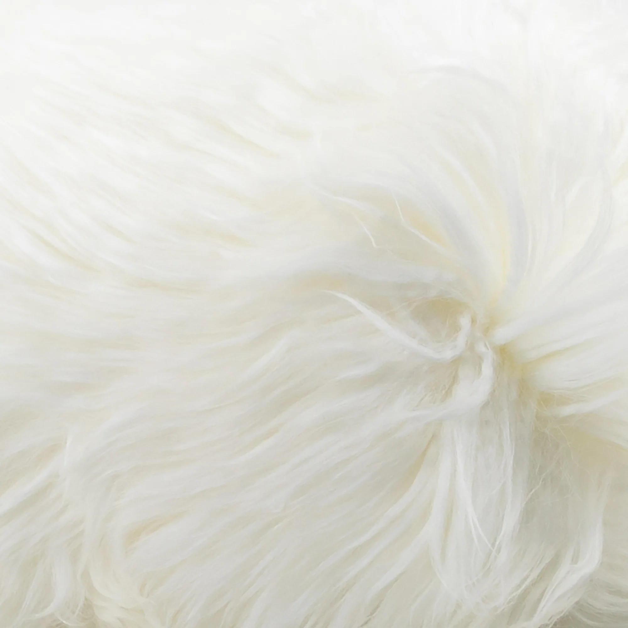 Sheepskin White Lumbar Cushion - Image 3