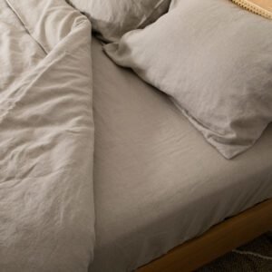 Natural 100% Linen Fitted Sheet