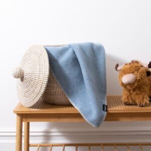 Baby Blue Wool Blanket