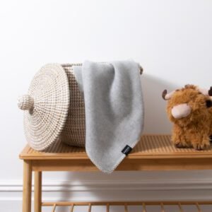 Baby Grey Wool Blanket