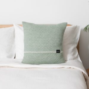 Hoop Green Wool Cushion 45x45cm