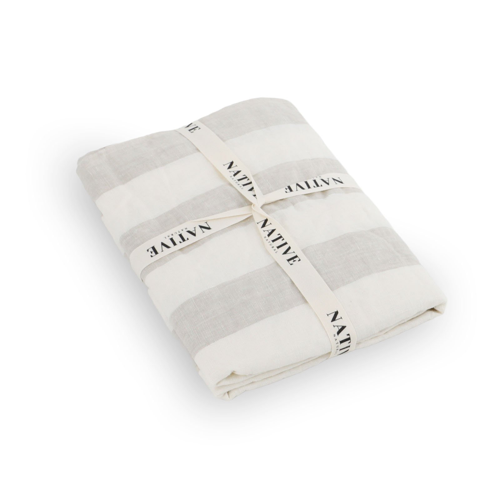 Natural Stripes Pair Of 100% Linen Pillowcases - Image 2