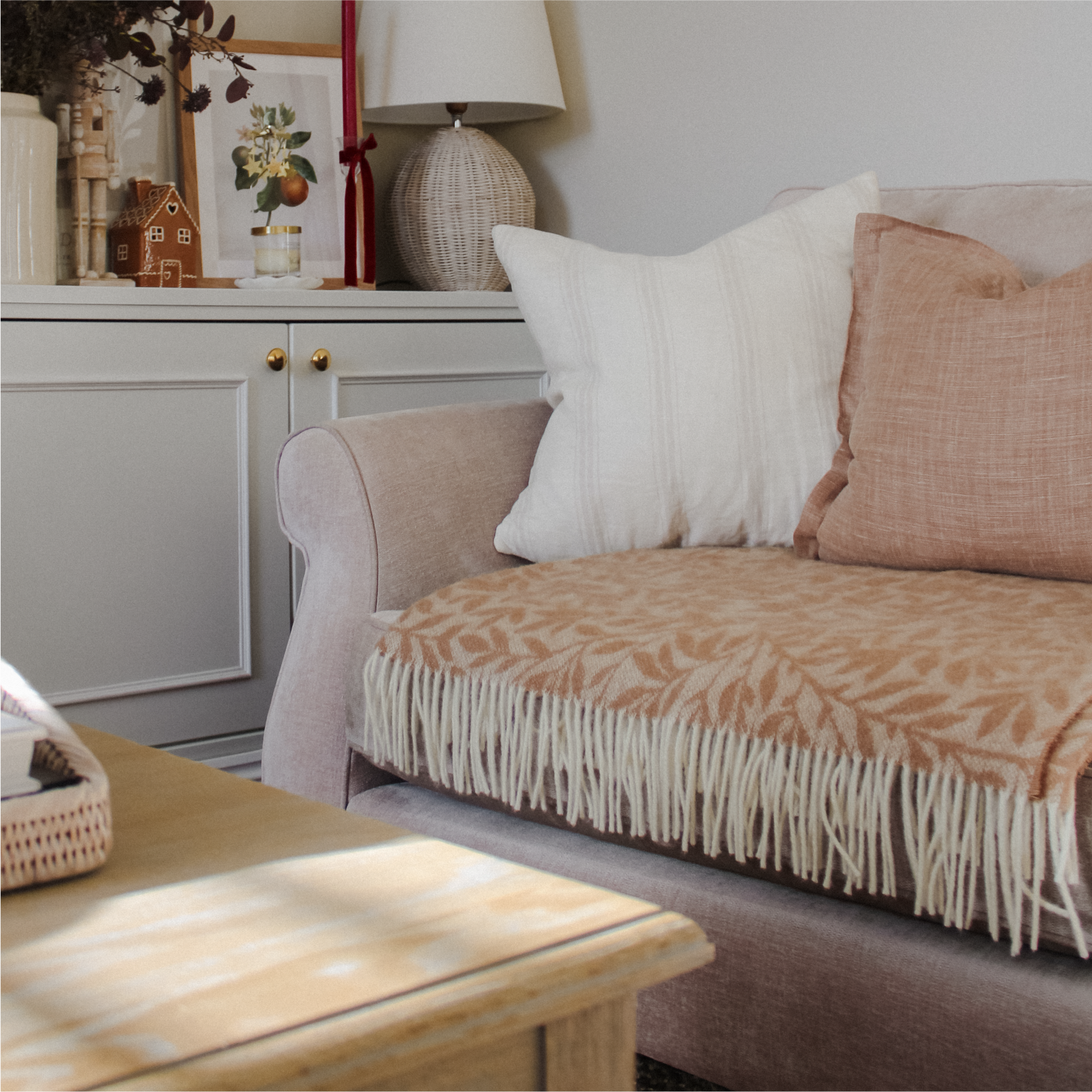 TV set sheepskin hire props