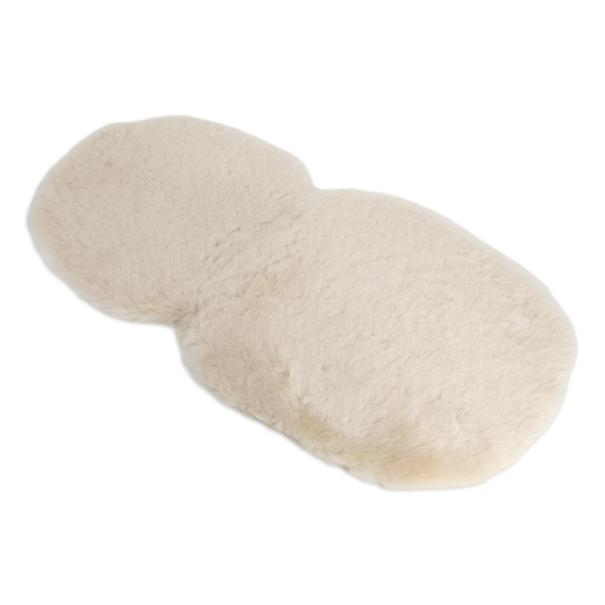 Baby Sheepskin Pram Liner - Beige