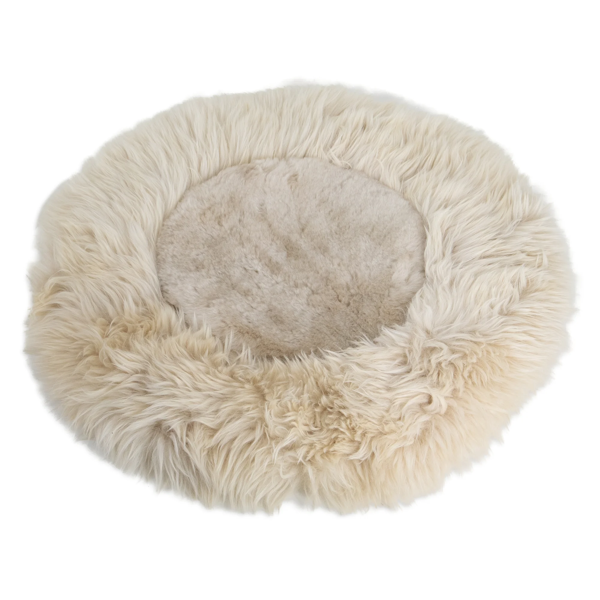 Large Sheepskin Pet Bed - 90cm - Image 3