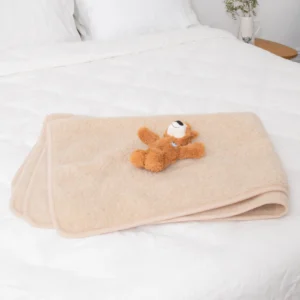 Beige Baby Merino Wool Blanket