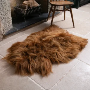 Copper Icelandic Sheepskin Rug