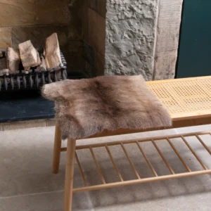 Square Reindeer Hide Chair Pad