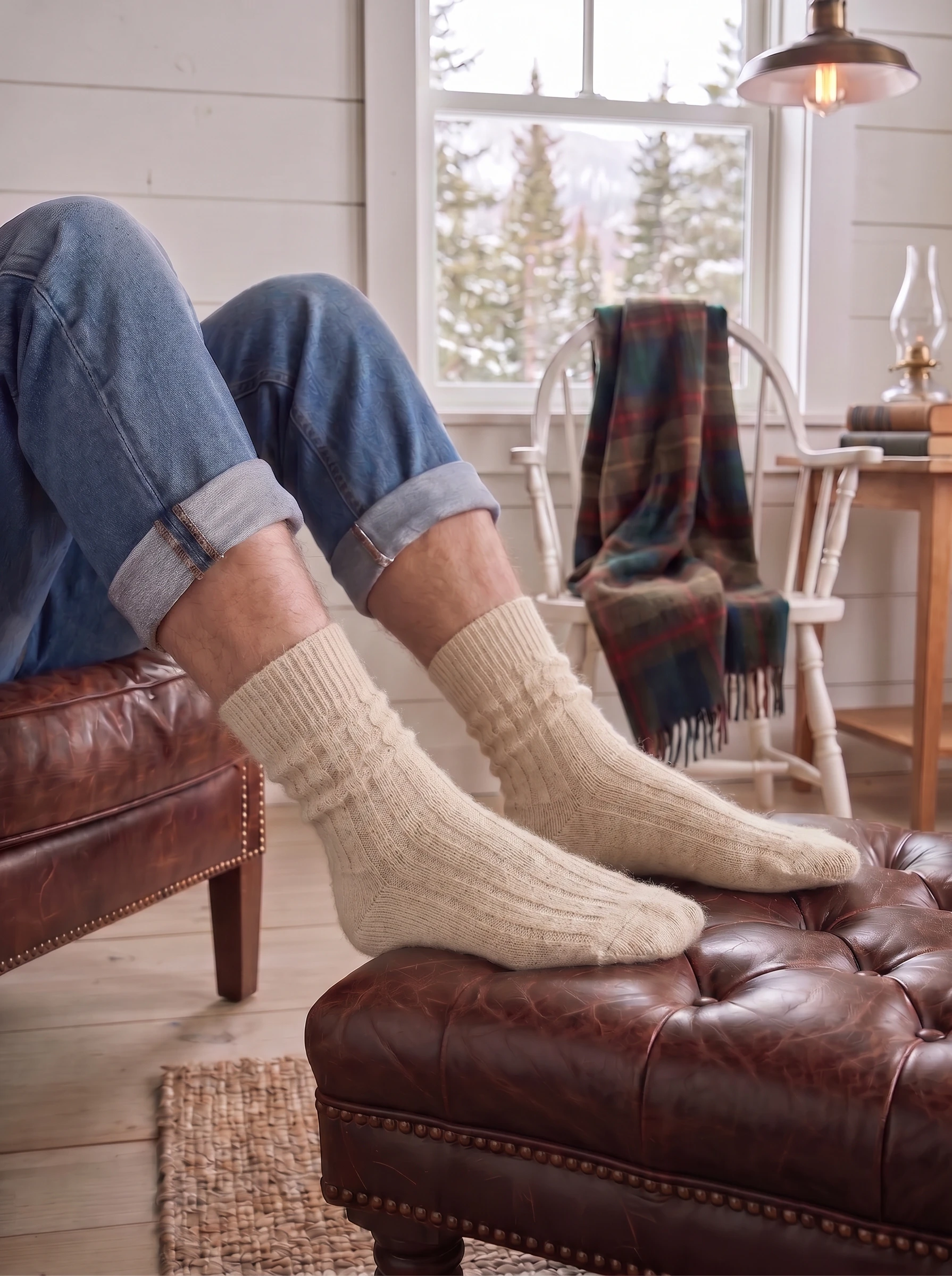 Alpaca Wool Bed Socks - Image 10