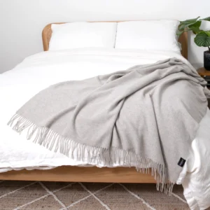Cashmere Blend Merino Wool Blanket