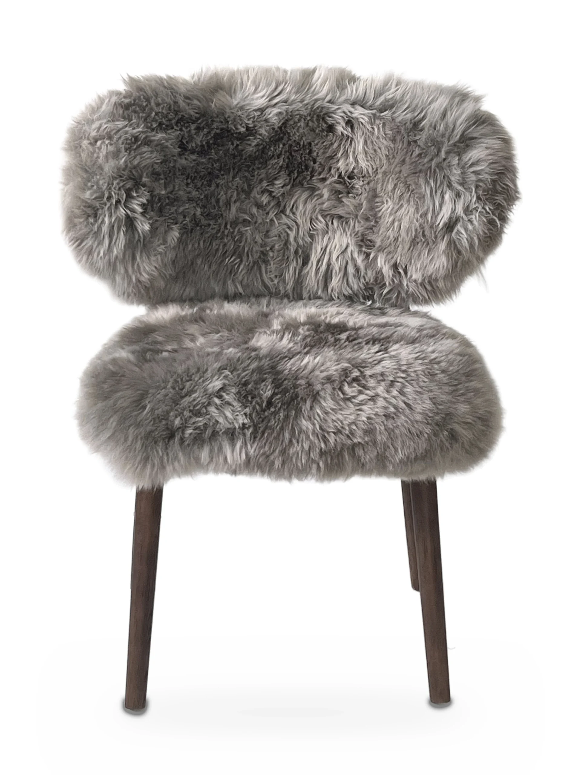 Genuine Longwool Sheepskin Dining Chair (set of 2) - Image 11