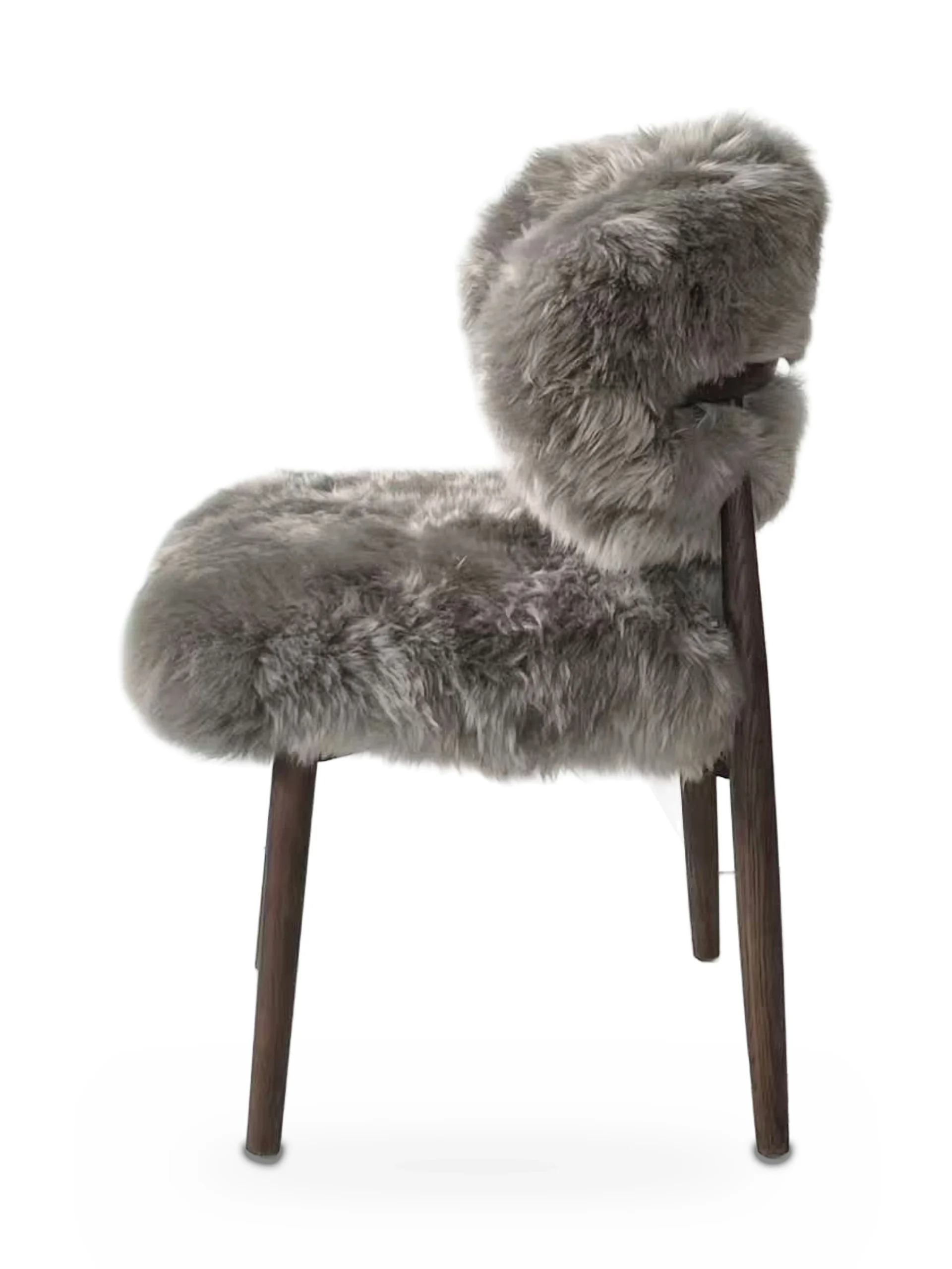 Genuine Longwool Sheepskin Dining Chair (set of 2) - Image 13