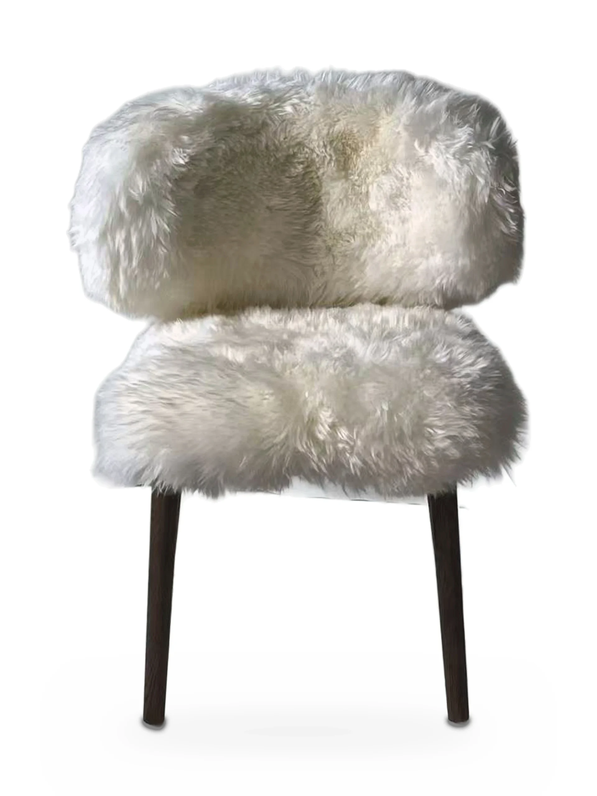 Genuine Longwool Sheepskin Dining Chair (set of 2) - Image 21
