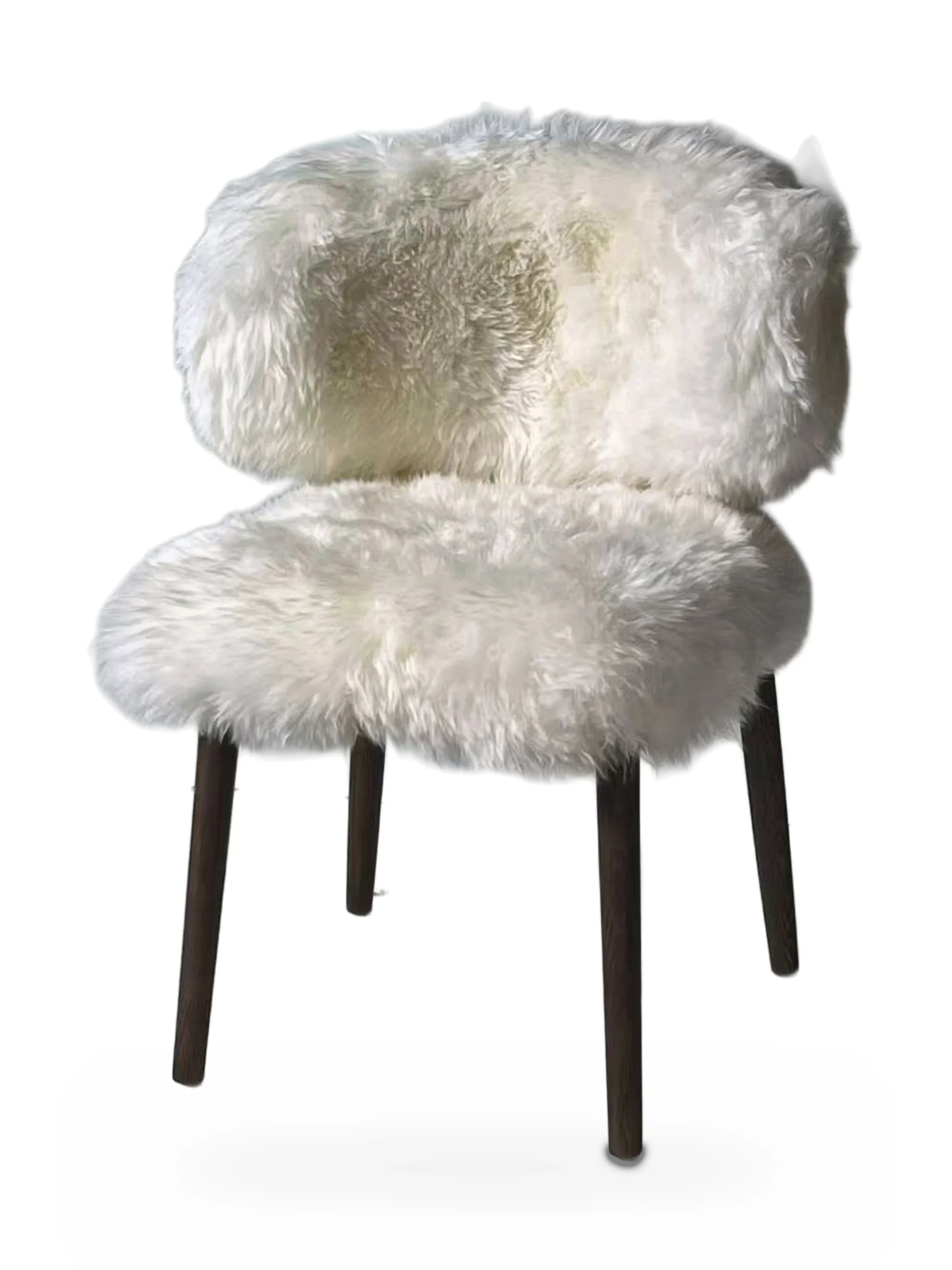 Genuine Longwool Sheepskin Dining Chair (set of 2) - Image 22