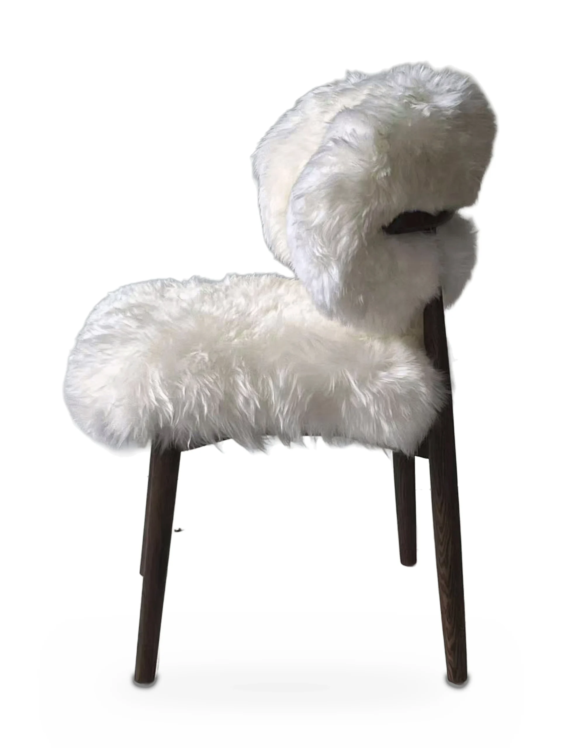 Genuine Longwool Sheepskin Dining Chair (set of 2) - Image 23
