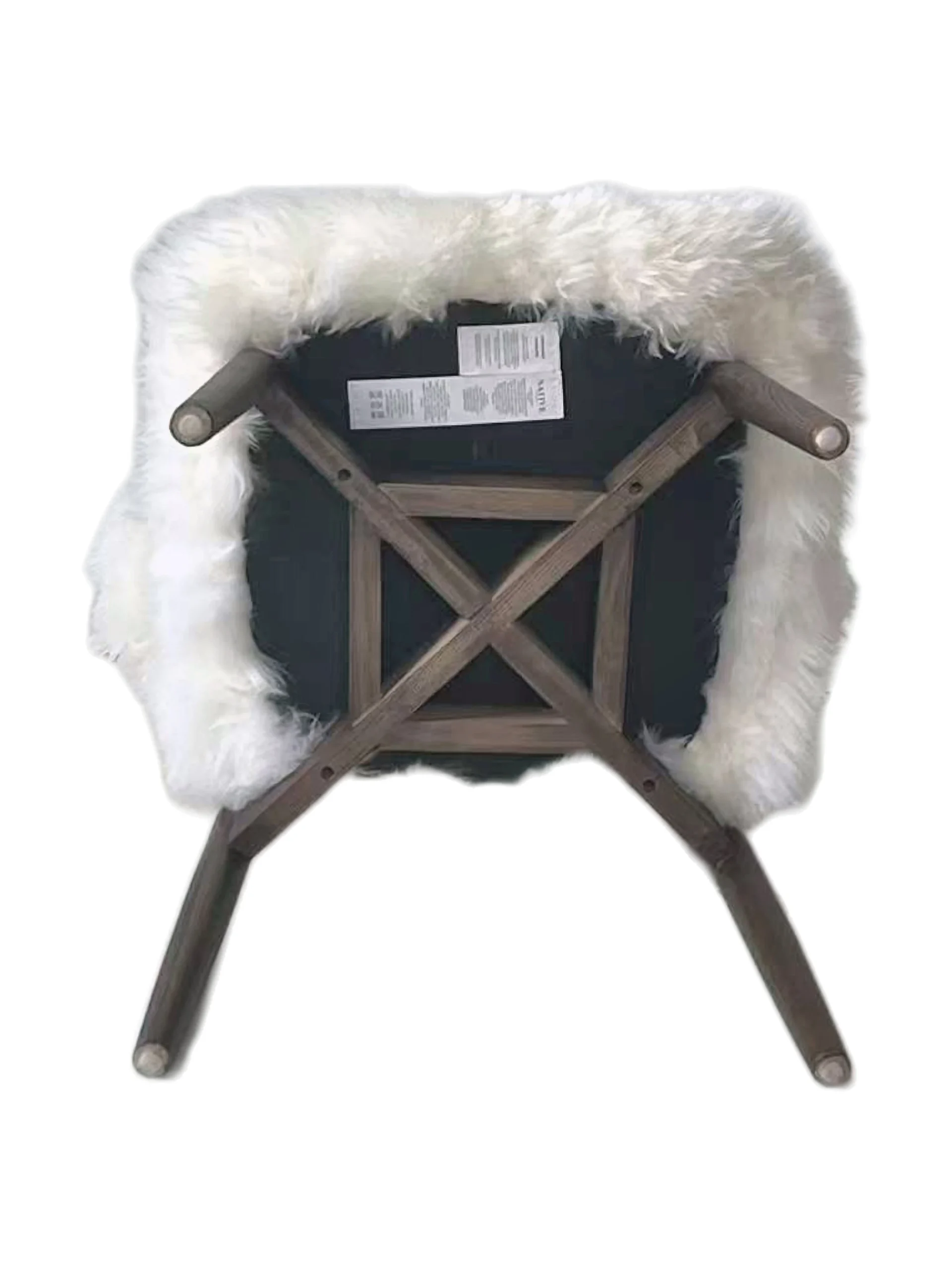 Genuine Longwool Sheepskin Dining Chair (set of 2) - Image 26