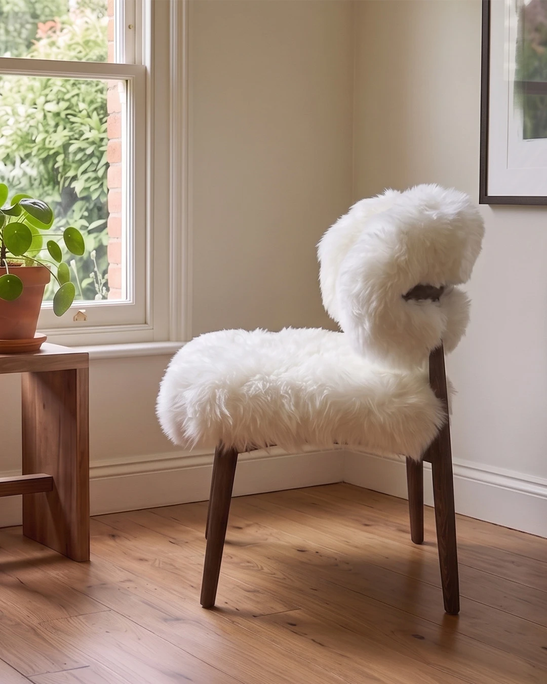 Genuine Longwool Sheepskin Dining Chair (set of 2) - Image 28