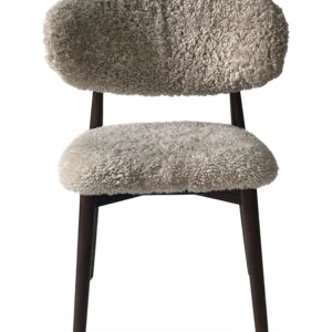 Genuine Short Fur Sheepskin Dining Chair (set of 2)