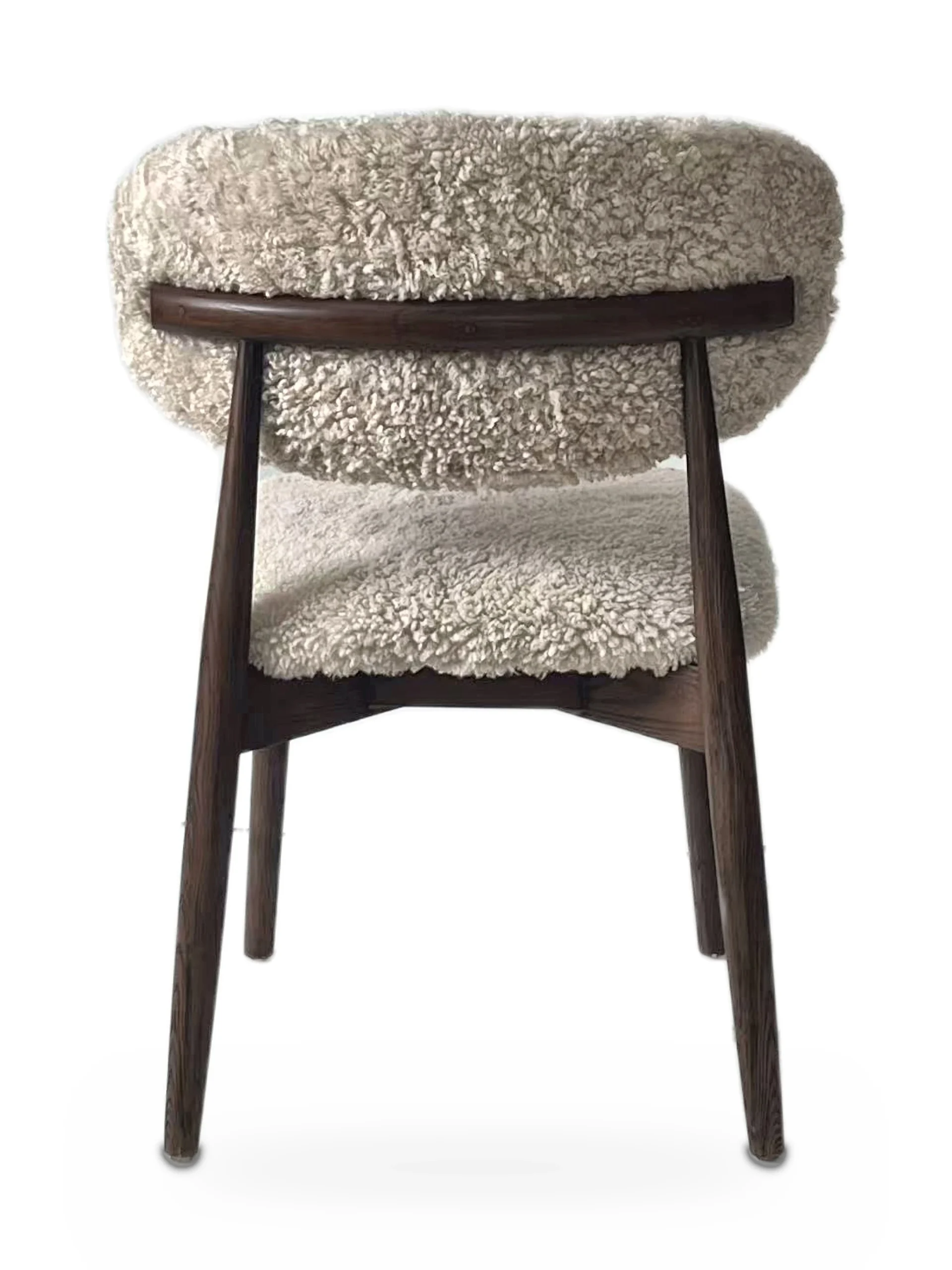 Genuine Short Fur Sheepskin Dining Chair (set of 2) - Image 20