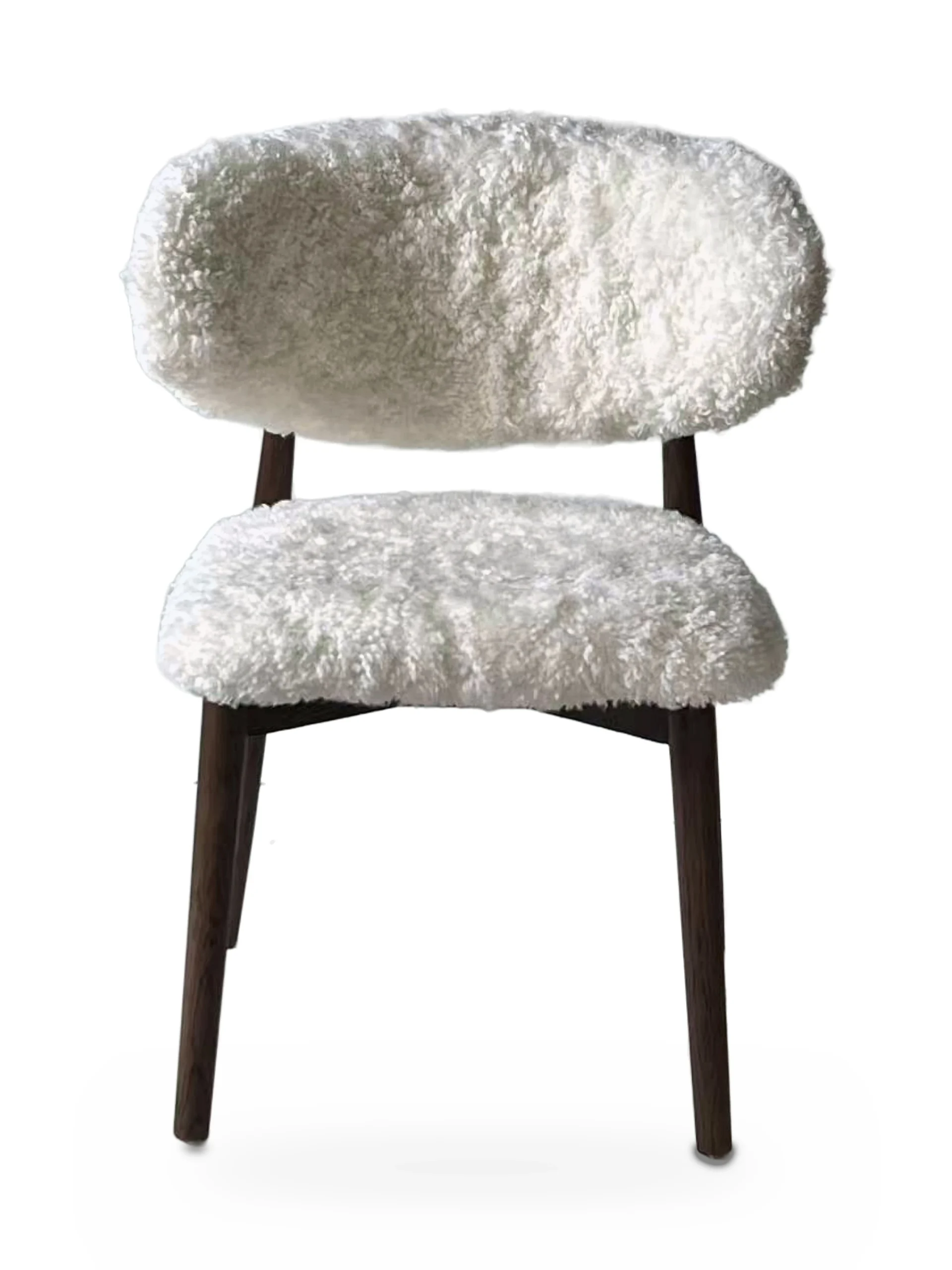 Genuine Short Fur Sheepskin Dining Chair (set of 2) - Image 19