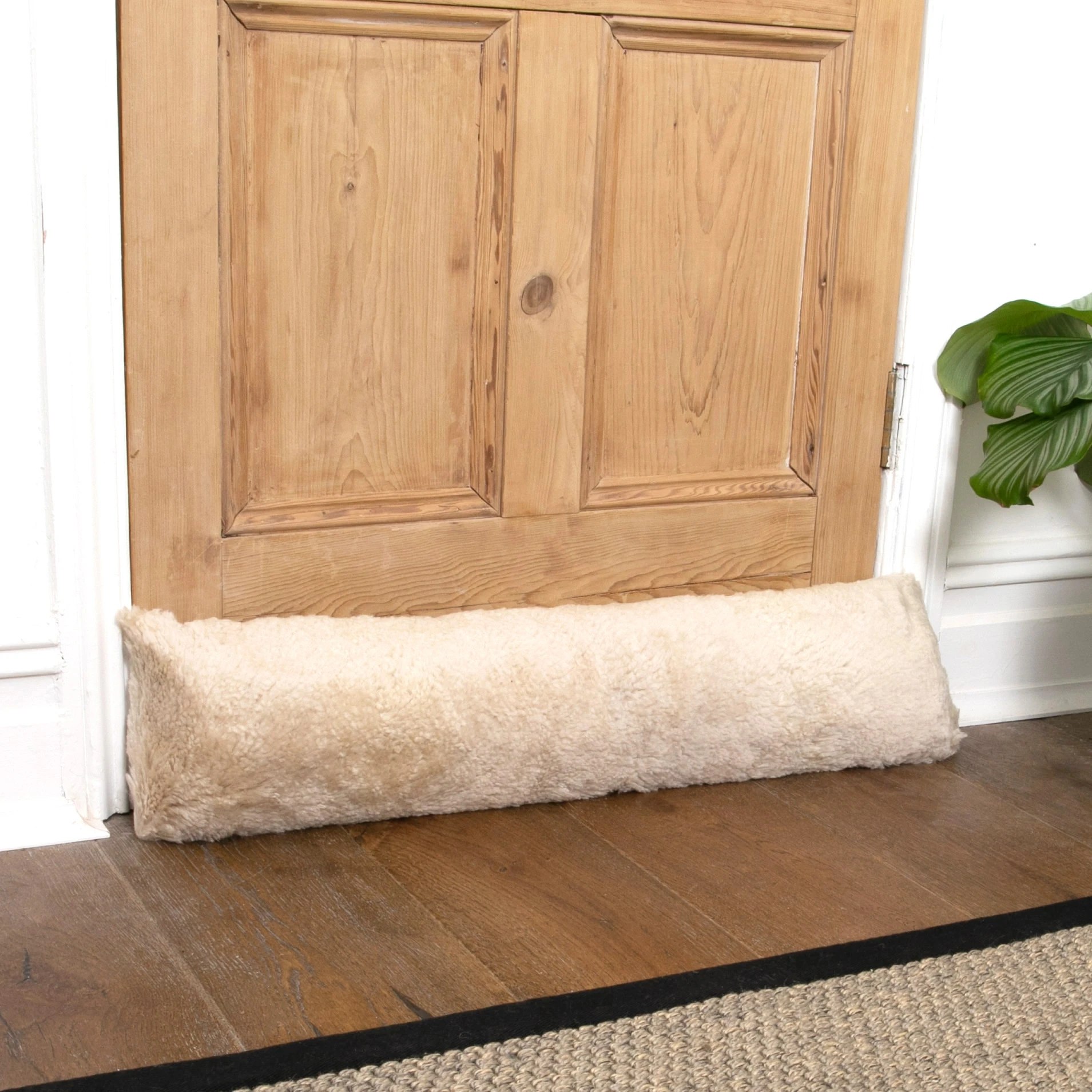 Genuine Sheepskin Draft Excluder